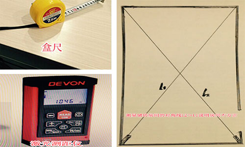 測(cè)量墻體的圖片