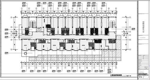 杭州精品酒店室內(nèi)裝飾工程深化設(shè)計三層地面鋪裝圖