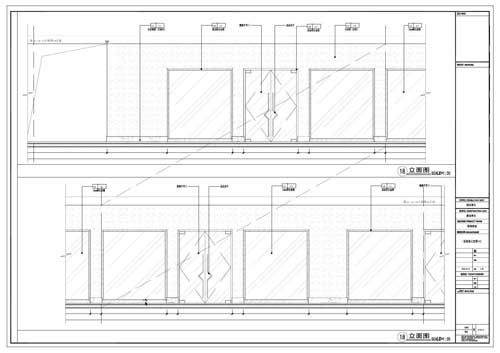 商場深化設(shè)計施工圖一層立面圖18