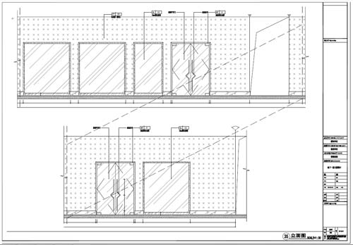 商場深化設(shè)計(jì)施工圖負(fù)一層立面圖35
