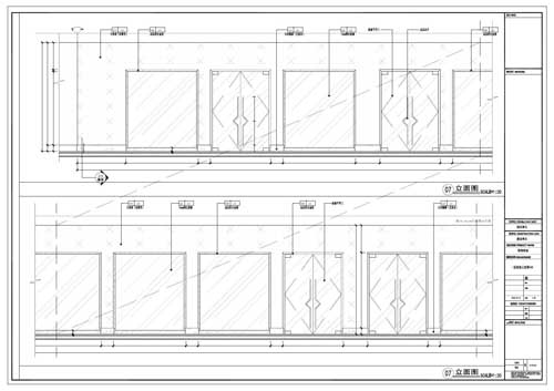 商場深化設(shè)計施工圖一層立面圖07