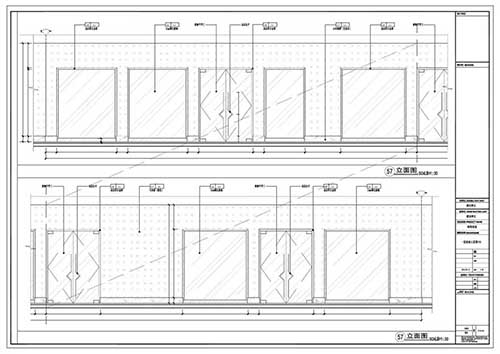 商場深化設(shè)計施工圖一層立面圖57