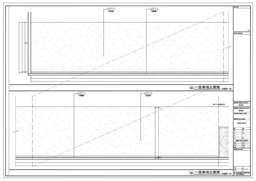 商場深化設(shè)計施工圖一層立面圖66