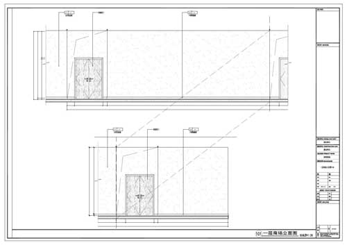 商場深化設(shè)計施工圖一層立面圖101