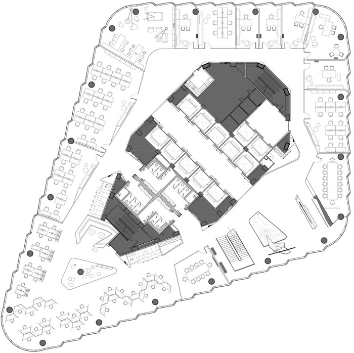 集團辦公室43層平面圖