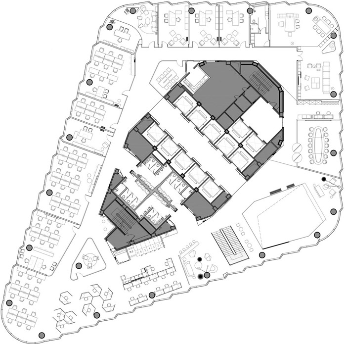 集團辦公室45層平面圖